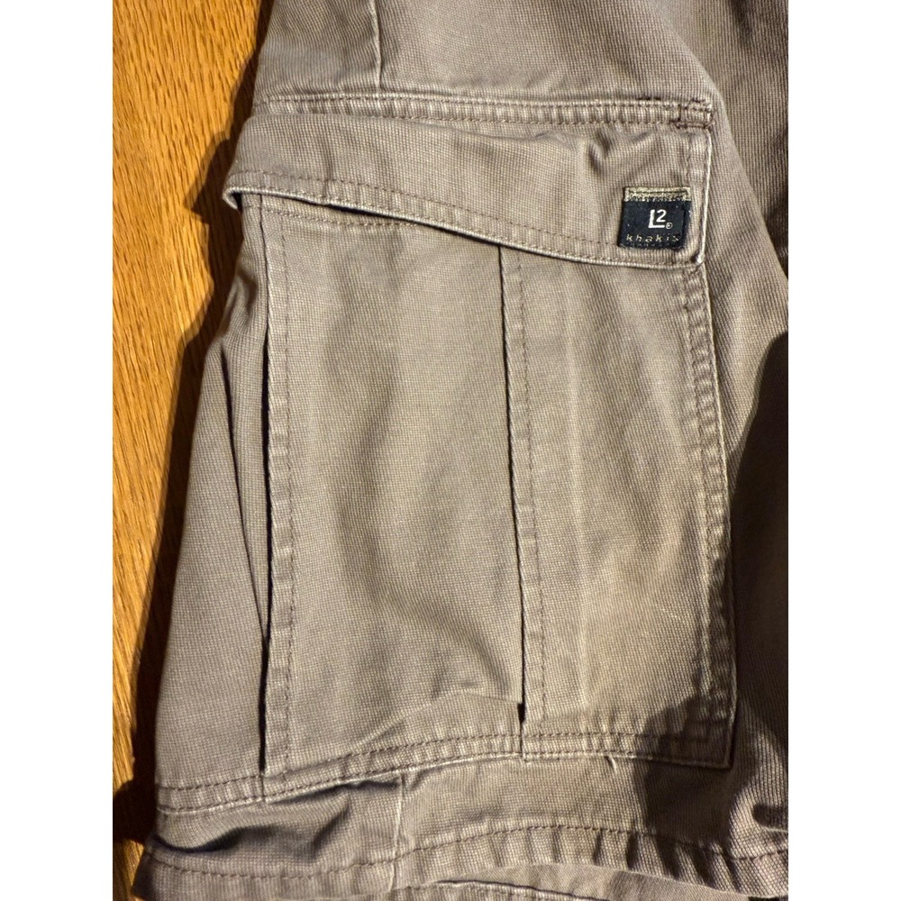 Vintage Levi's L2 Cargo Shorts Mens Size 38x12 Khaki Baggy Loose Fit 1999 Y2K‎ - Picture 6 of 14